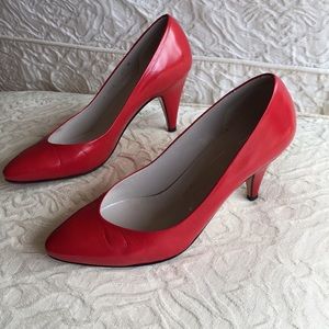 Worn only few times- lovely red heels